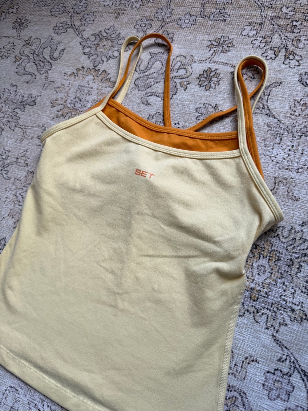 Set Active FormCloud Cloud Tribute Tank in Orange Soda